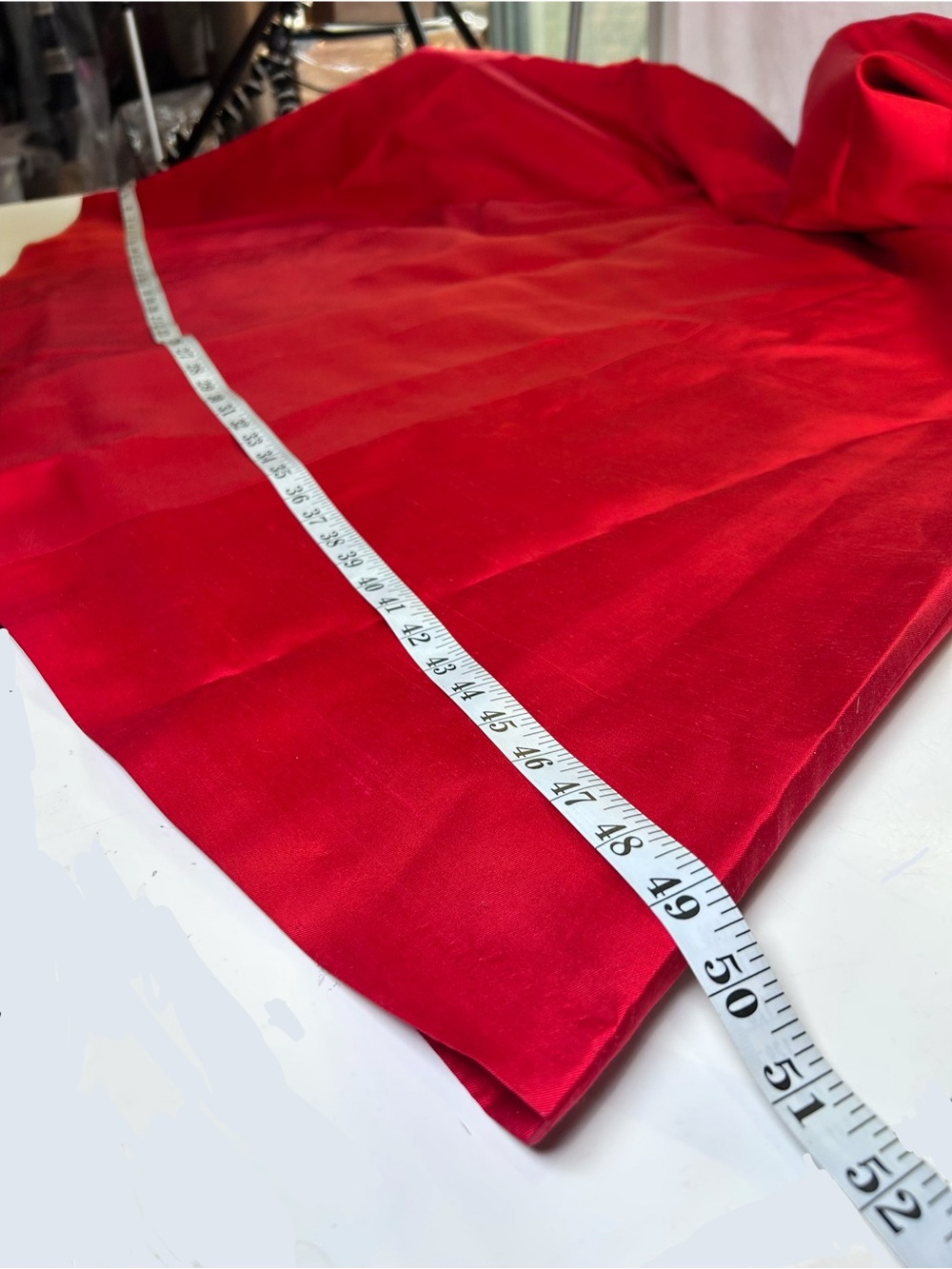 NWT Vintage Lauren Ralph Lauren Red Silk Formal Evening Gown Prom Dress Size 8 - Picture 15 of 16
